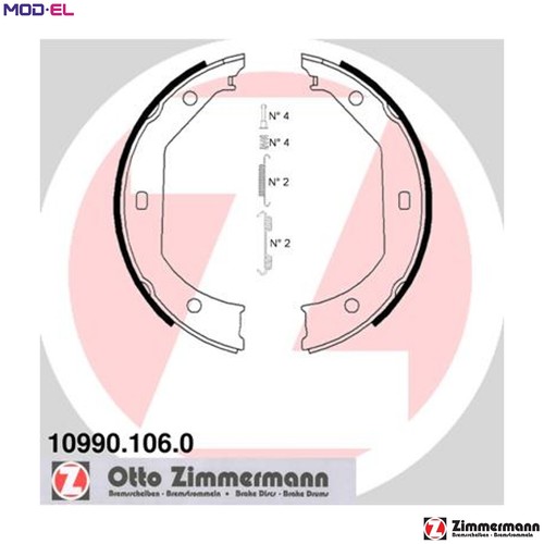 Brake shoe set - brake,
