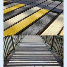 GRP Anti Slip Decking Strips 90mm – Cut to Size + Free Screws – Range of Colours