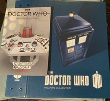 Doctor Who Figurine Collection Empty Folder & Tardis Console Season 15 Booklet