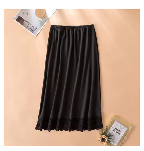 Ladies lace long slip - ladies,