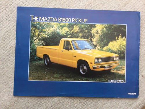 Mazda b1800 pick brochure - mazda,