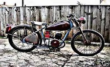 A4 Photo Motorbike james comet