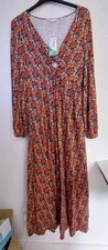 BODEN Maxi Dress Uk 14 Orange