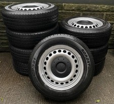 4X VW Transporter T5’ T6’ 16” Steel Wheels & Tyres Set – *Does Not Include Caps*