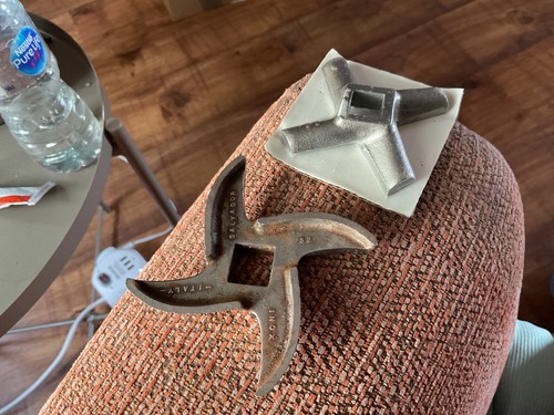 Meat mincer blade knife - meat, blade/knife,