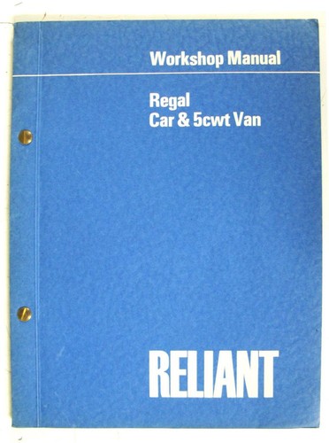Reliant regal 5cwt van - reliant,