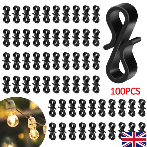 100pcs black gutter hooks - gutter,