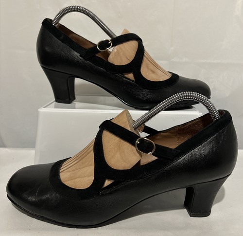 Hotter florielle black leather - hotter,