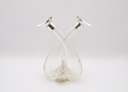 Antique silver topped - antique,