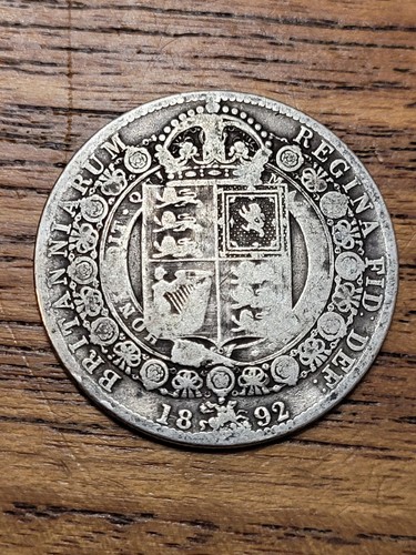 1892 victorian half - victorian, crown