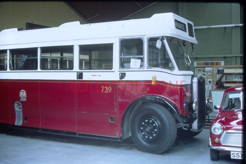 35mm slide 1976 edinburgh - slide, bus