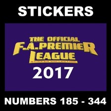 Merlin 2017 Premier League stickers # 185 - 344