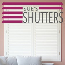 PLANTATION SHUTTER BLINDS - FAST DELIVERY - ORDER SAMPLE - ANTIQUE WHITE