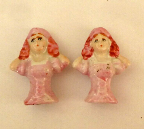 Half china doll pincushion - half, doll.