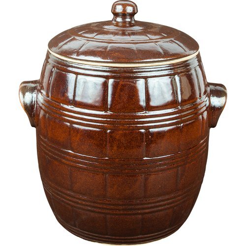 Stoneware barrel crock - stoneware, 4.5l