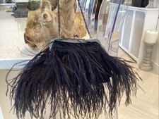 Real ostrich Feather Bag