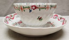 NEW HALL Georgian Tea Bowl & Saucer  circa 1790  H b42