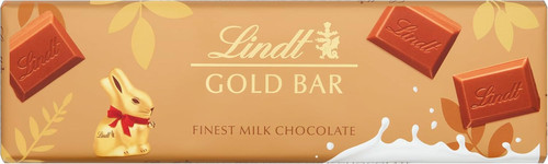 Gold bunny bar - bunny, milk