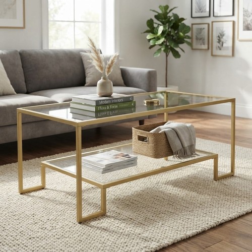 Elegant gold glass coffee - glass,