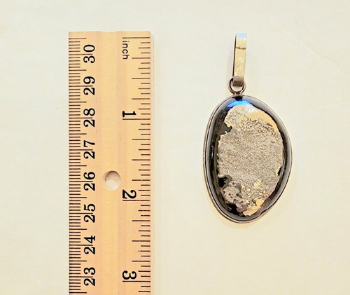 Russian pyritized ammonite - pyritized,