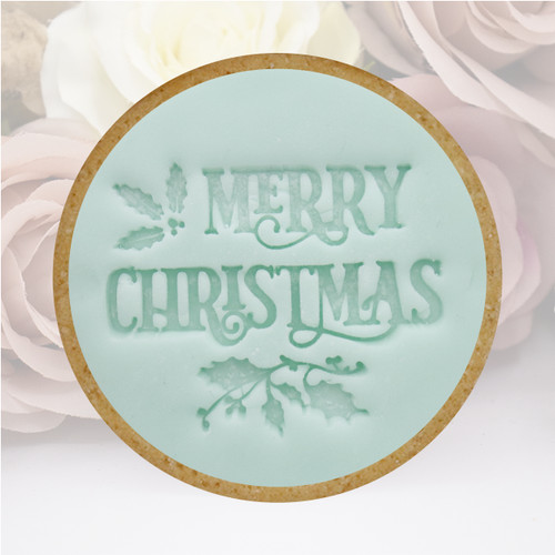 Merry christmas holly - merry,
