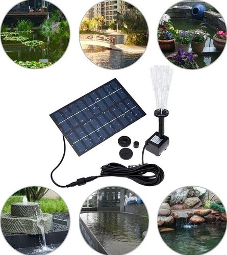 Solar power fountain - solar,