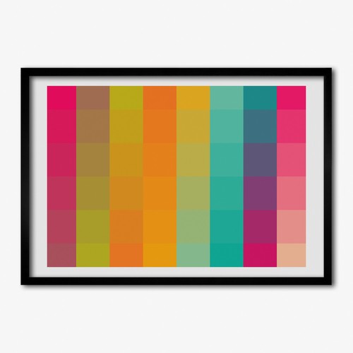 Tulup picture mdf framed - mdf,