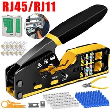 Pass Through RJ45 Crimp Tool