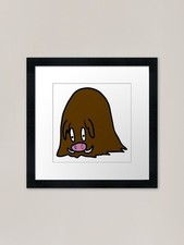 Wild boar framed - framed, print