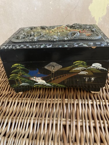Vintage oriental chinese - vintage, black