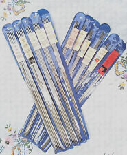 Knitting needles double pointed 14 inch/35cm set 5 steel/Prym & Pony aluminium