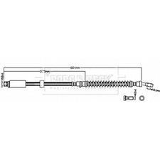 Brake Hose For LDV Maxus 2.5D