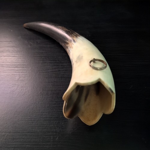Vintage decorative bull horn - vintage,