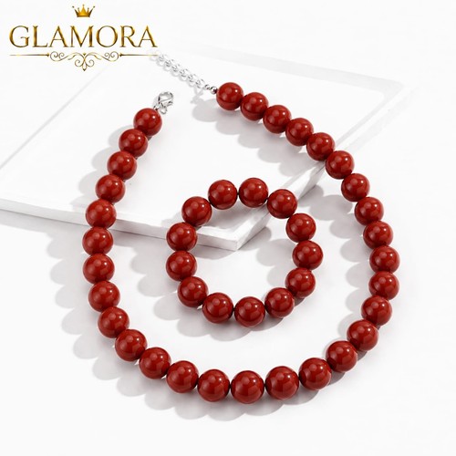 2pc boho bead necklace - necklace, &