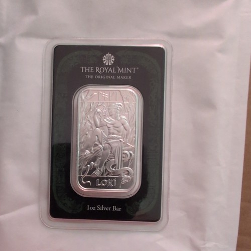 Royal mint loki - 1oz, silver