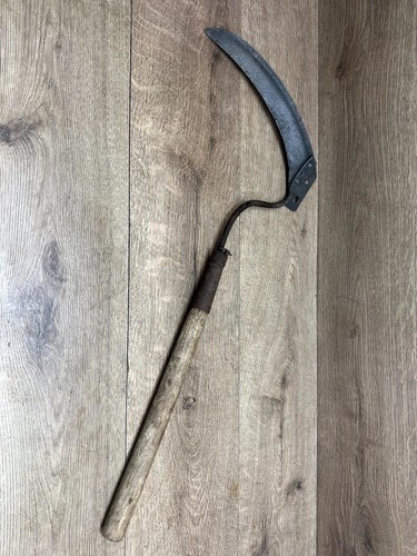 Vintage grass hook curved - grass,