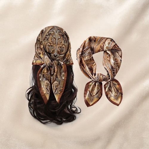 Women 70x70cm silk scarf - women’s,