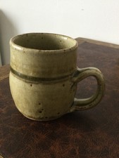 RICHARD BATTERHAM Ash Green Studio Pottery Mug.