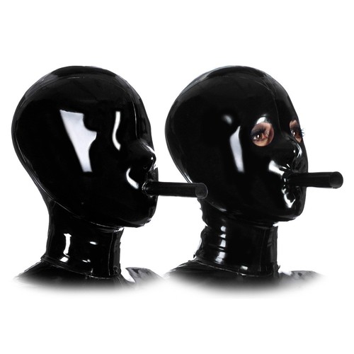 Latex rubber mask with - with, mouth