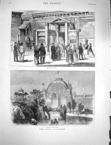 Original old antique print - antique,
