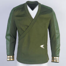 For Strange New Worlds Captain Pike Green Uniforms Starfleet Top Shirts Costumes