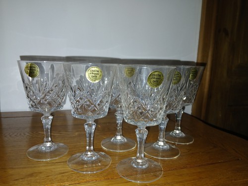 Cristal arques chantilly - d'arques, x6