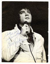 ELVIS PRESLEY Signed