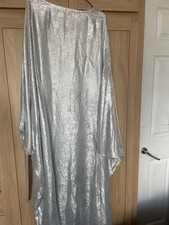 Glittery White Butterfly Abaya