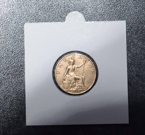 Coin penny farthing in - gb,