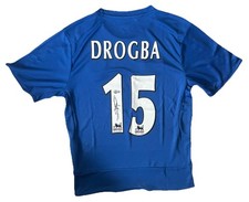 DIDIER DROGBA Rare Hand Signed
