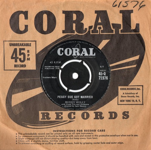 Buddy holly single - buddy,