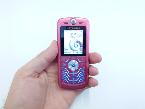 Motorola slvr pink - motorola,