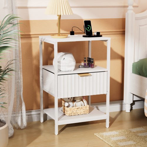 Modern drawers bedside - 1,