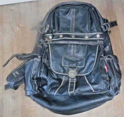 Vintage diesel black leather - vintage,